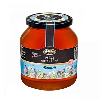 Алтайский мед Горный, стеклобанка, 1000 г
