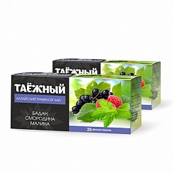 Травяной чай "Таёжный", 25 фильтр-пакетов по 1,2г